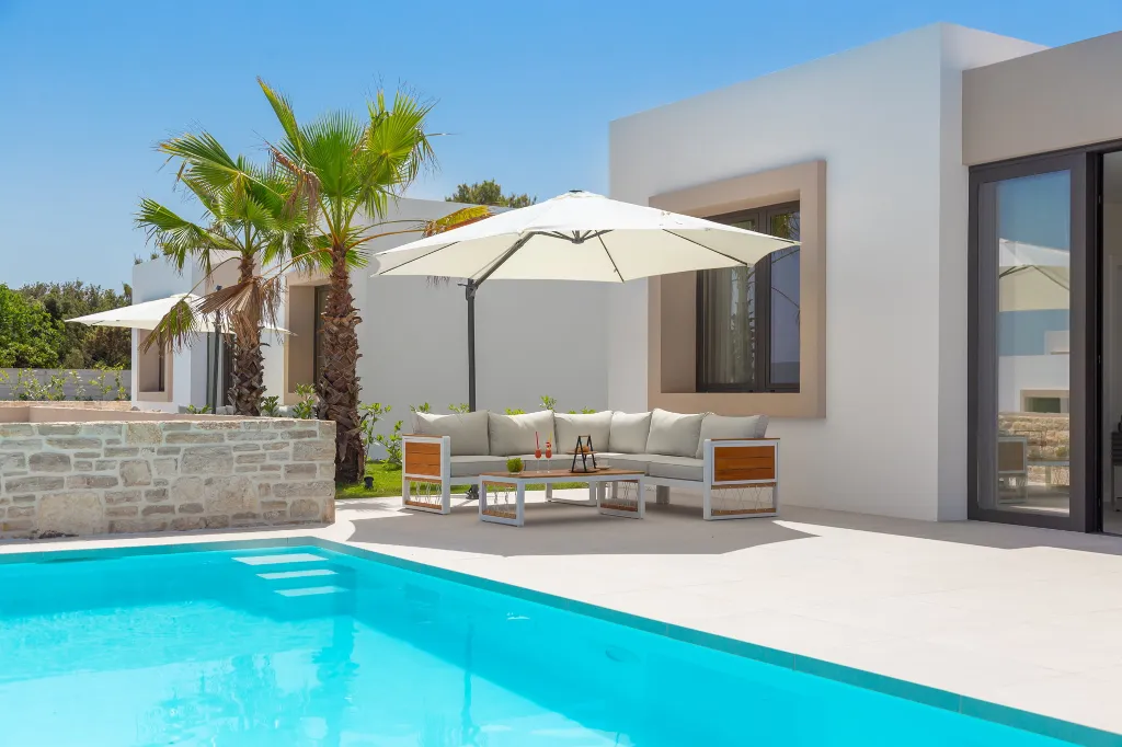 Modern Seaside Villa with Pool, Tkon