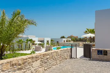 Modern Seaside Villa with Pool, Tkon