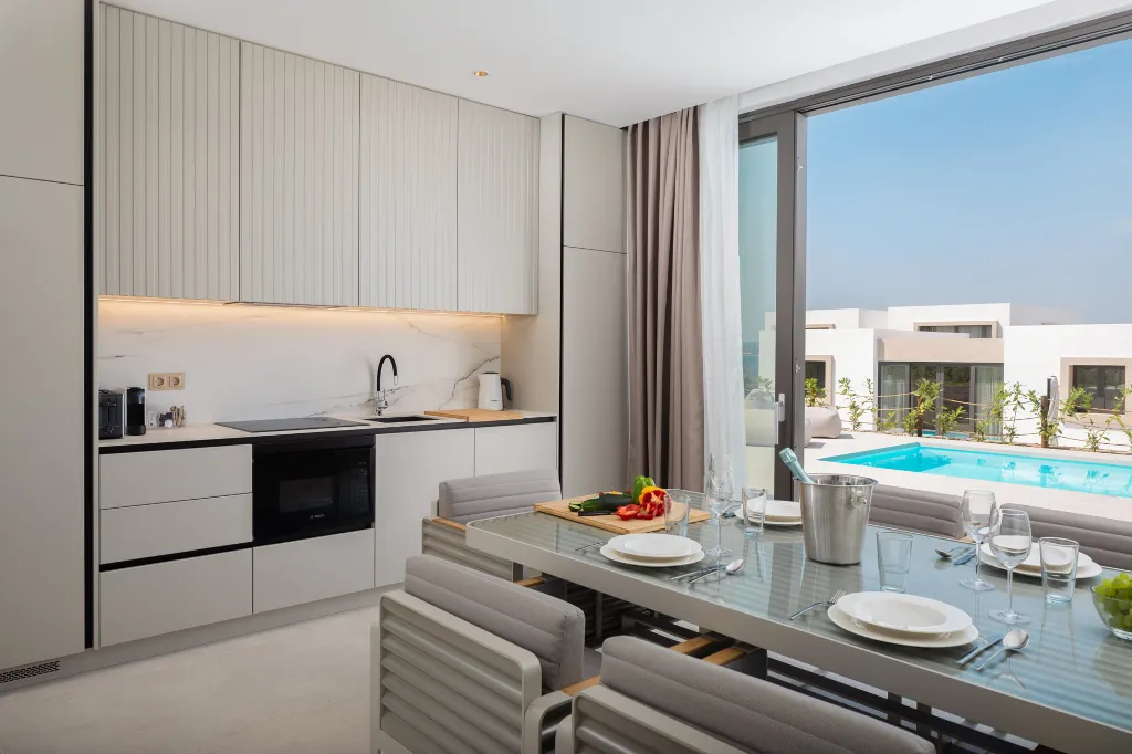 Modern Seaside Villa with Pool, Tkon