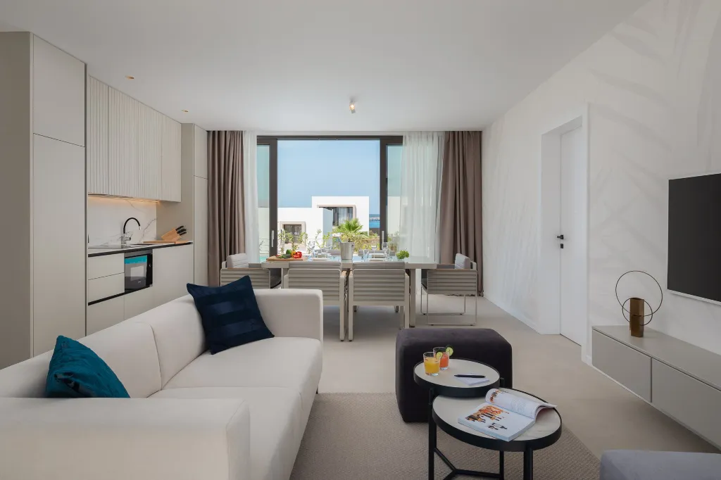Beachfront Villa with Private Pool in Tkon