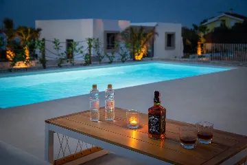 Beachfront Villa with Private Pool in Tkon