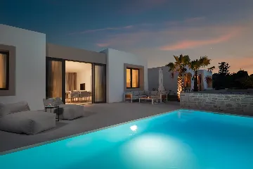 Beachfront Villa with Private Pool in Tkon