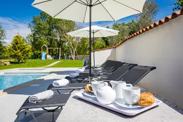 Family Villa with Heated Pool in Krnica