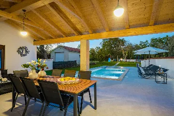 Family Villa with Heated Pool in Krnica