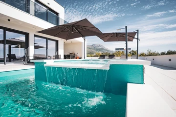 Contemporary Villa with Pool and Sea Views, Kaštel Stari