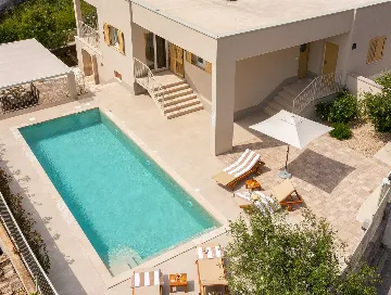 Modern Poolside Villa Retreat in Baška Voda