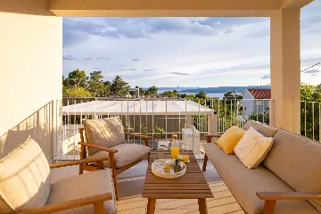 Modern Poolside Villa Retreat in Baška Voda