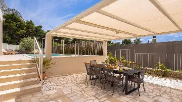 Modern Poolside Villa Retreat in Baška Voda