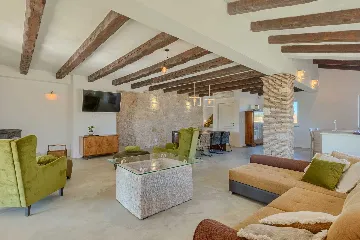 Family Villa with Pool and Large Garden in Tar