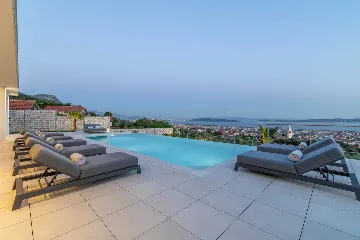 Contemporary Villa Retreat with Pool in Kaštel Stari