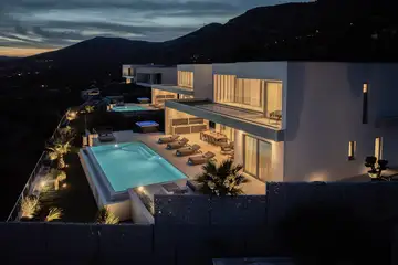 Contemporary Villa Retreat with Pool in Kaštel Stari