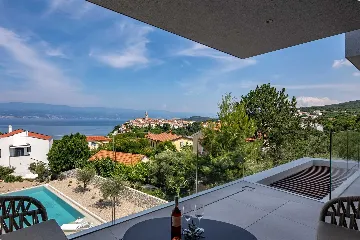 Modern Family Villa with Pool in Vrbnik