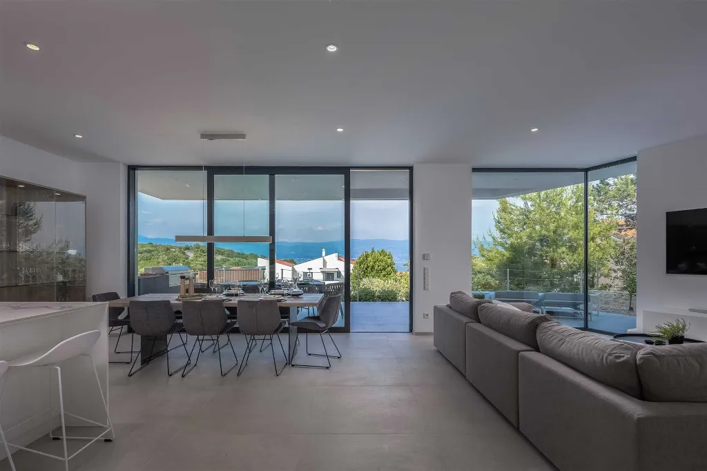 Modern Family Villa with Pool in Vrbnik