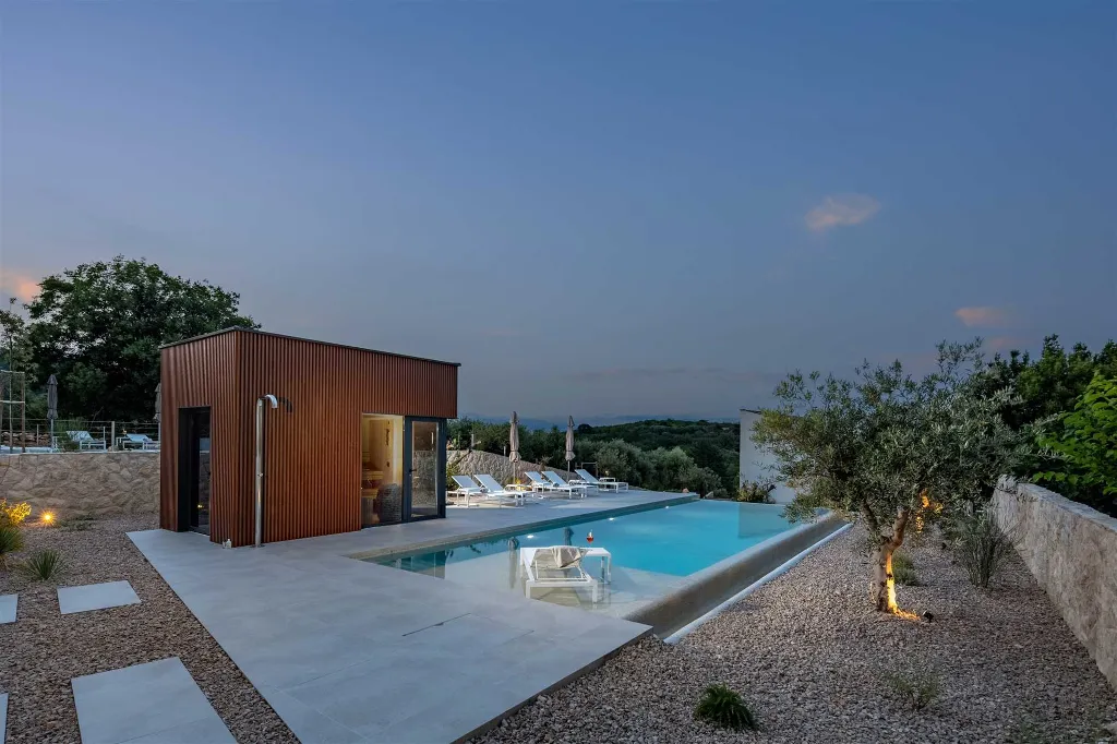 Modern Family Villa with Pool in Vrbnik