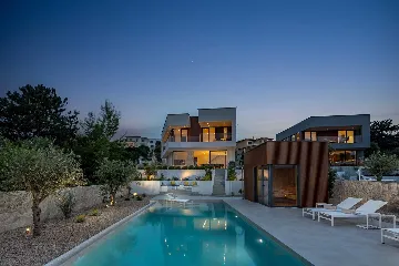 Modern Family Villa with Pool in Vrbnik