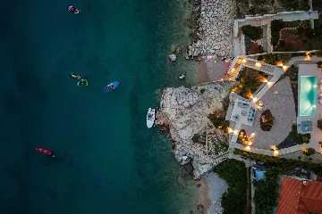 Seaside Villa Retreat with Pool, Stara Baška