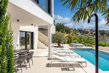 Seaside Villa Retreat with Pool, Stara Baška