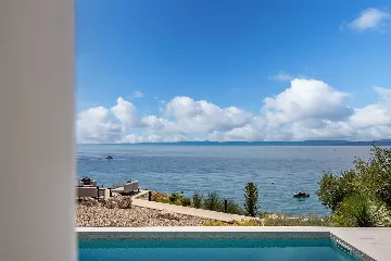 Seaside Villa Retreat with Pool, Stara Baška