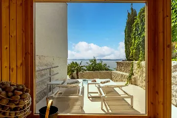 Seaside Villa Retreat with Pool, Stara Baška