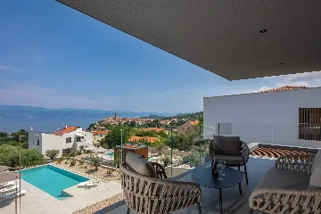 Modern Villa with Infinity Pool on Krk Island