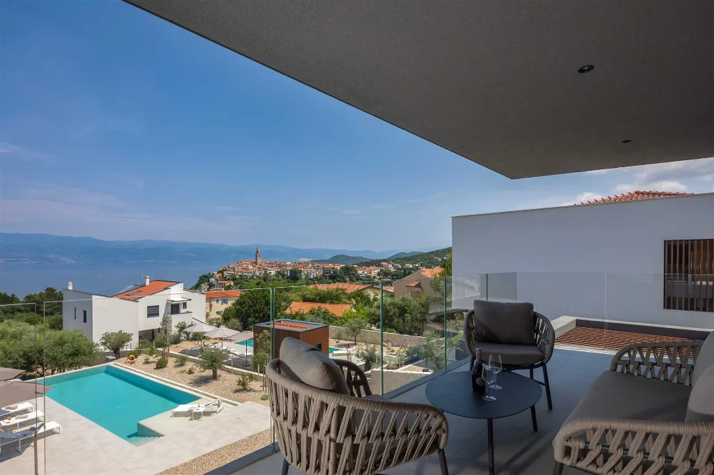 Modern Villa with Infinity Pool on Krk Island