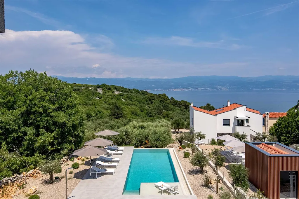 Modern Villa with Infinity Pool on Krk Island