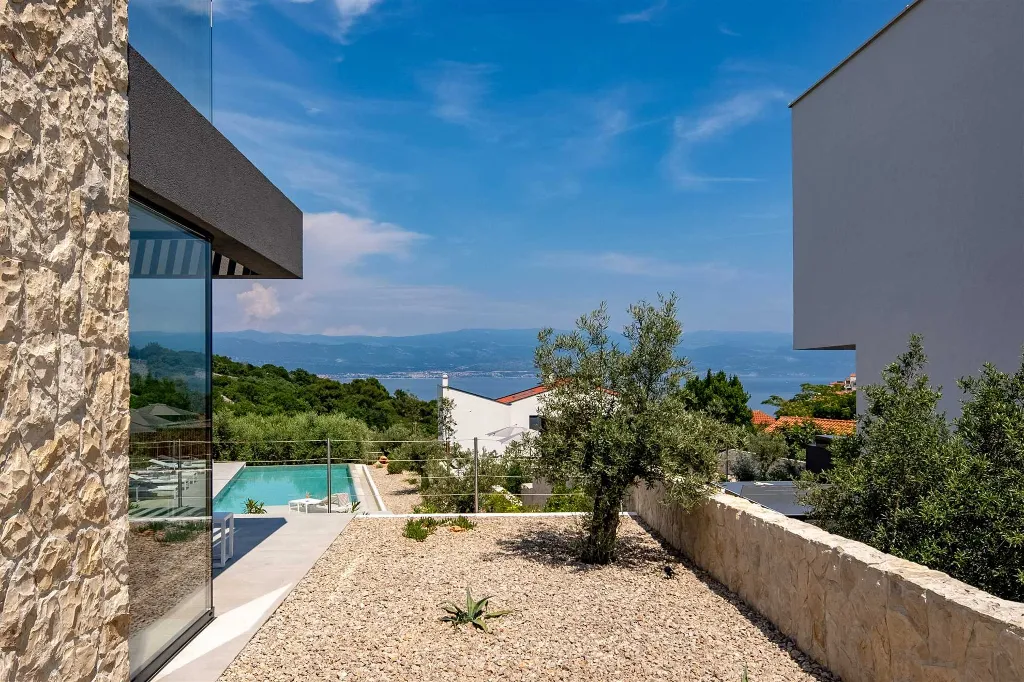 Modern Villa with Infinity Pool on Krk Island