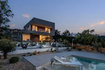 Modern Villa with Infinity Pool on Krk Island