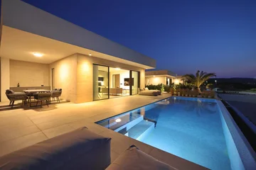Modern Seaside Villa with Pool in Tkon