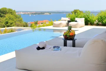 Modern Seaside Villa with Pool in Tkon