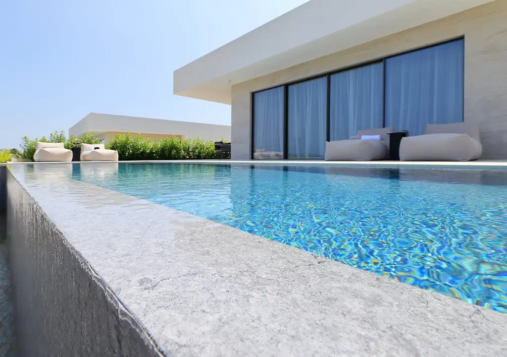 Modern Seaside Villa with Heated Pool in Tkon