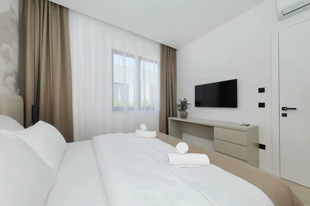 Modern Seaside Villa with Heated Pool in Tkon