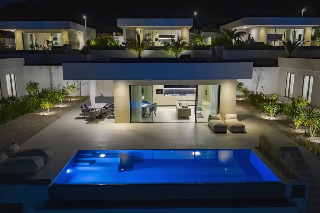 Modern Seaside Villa with Pool in Tkon