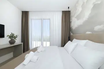 Modern Seafront Villa with Pool in Tkon