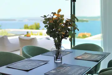 Modern Seafront Villa with Pool in Tkon