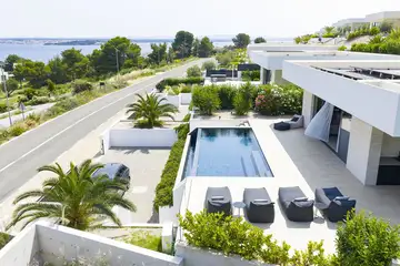 Seaside Villa Retreat with Heated Pool, Tkon