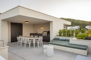 Contemporary Villa Retreat with 3 Bedrooms in Trogir