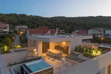 Contemporary Villa Retreat with 3 Bedrooms in Trogir