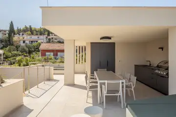 Contemporary Villa Retreat with 3 Bedrooms in Trogir