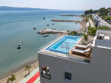 Beachfront Villa with Pool in Duće