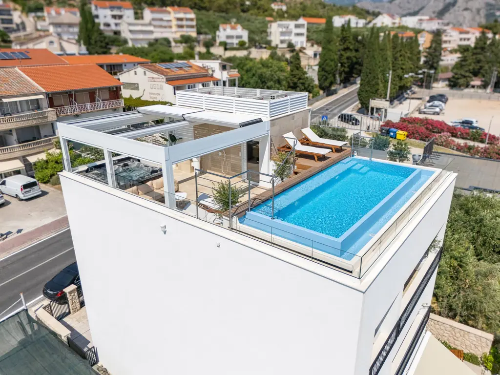 Beachfront Villa with Pool in Duće