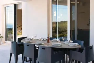 Spacious Family Villa with Private Yard in Žedno