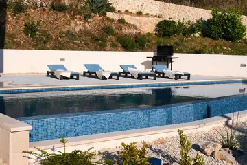 Spacious Family Villa with Private Yard in Žedno