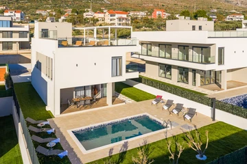 Contemporary Villa with Heated Pool near Split