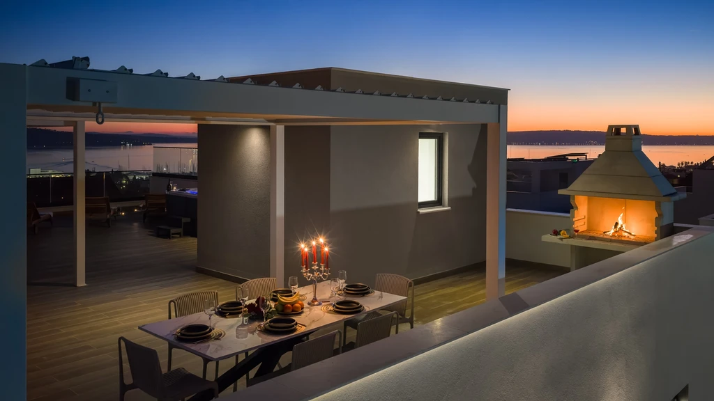 Contemporary Villa with Heated Pool near Split