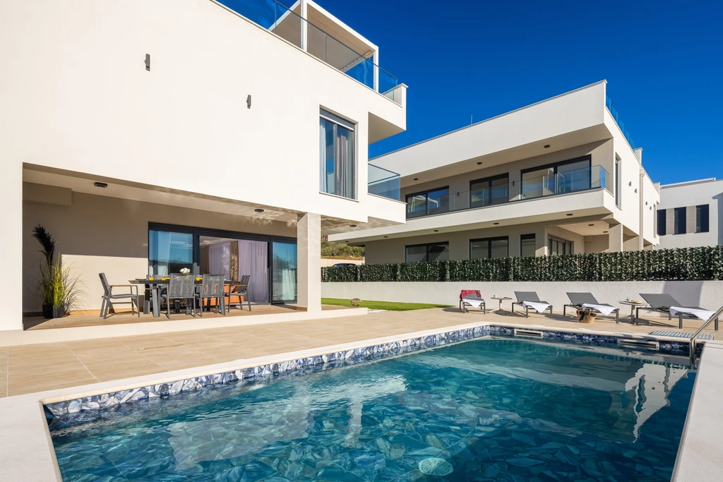 Contemporary Villa with Heated Pool near Split