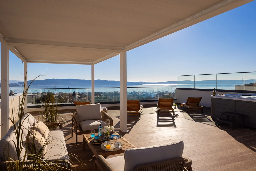 Contemporary Villa with Heated Pool near Split