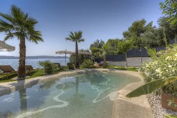 Spacious Beachfront Villa with Pool in Trogir