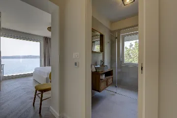 Spacious Beachfront Villa with Pool in Trogir