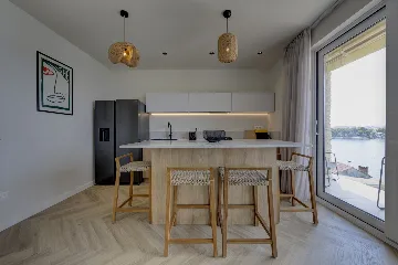 Spacious Beachfront Villa with Pool in Trogir